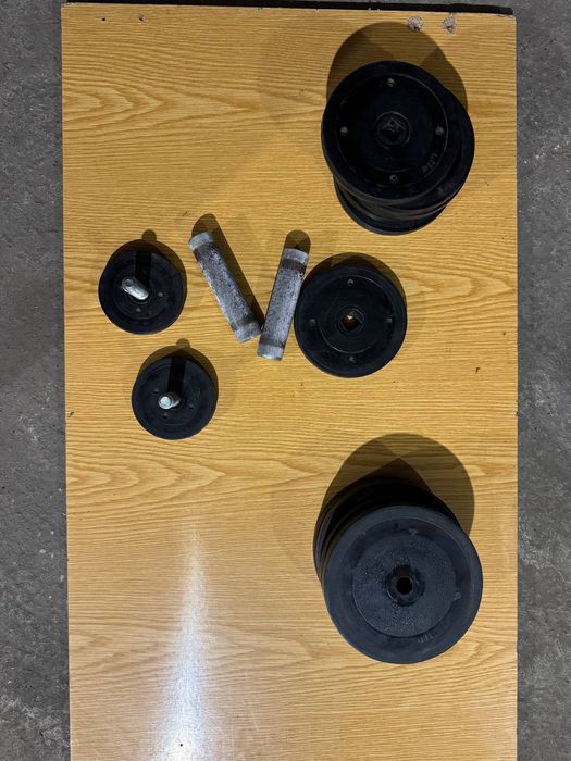 Блины для гантели прорезиненные