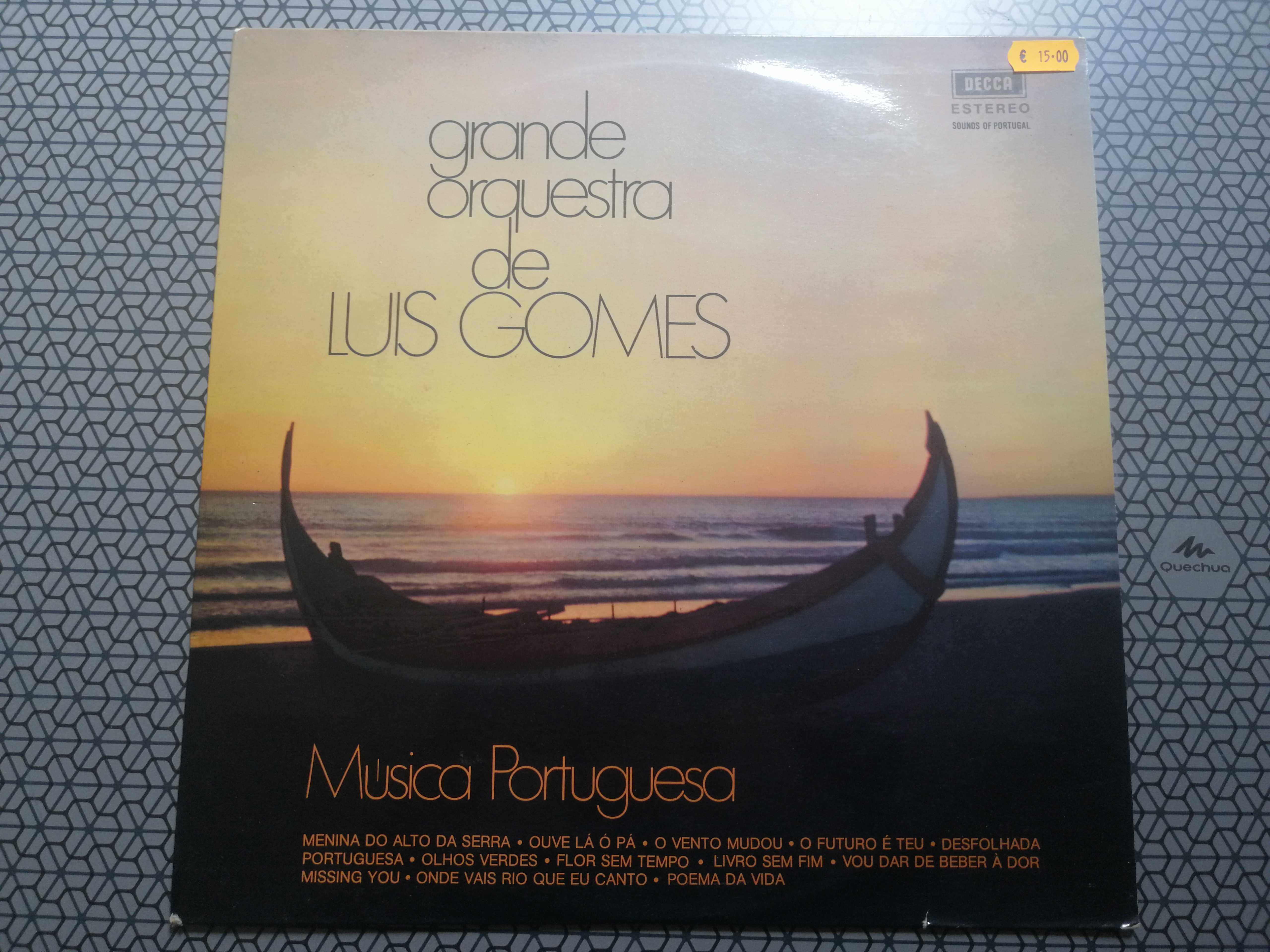 Disco Vinil Grande Orquestra de Luis Gomes - Música Portuguesa.