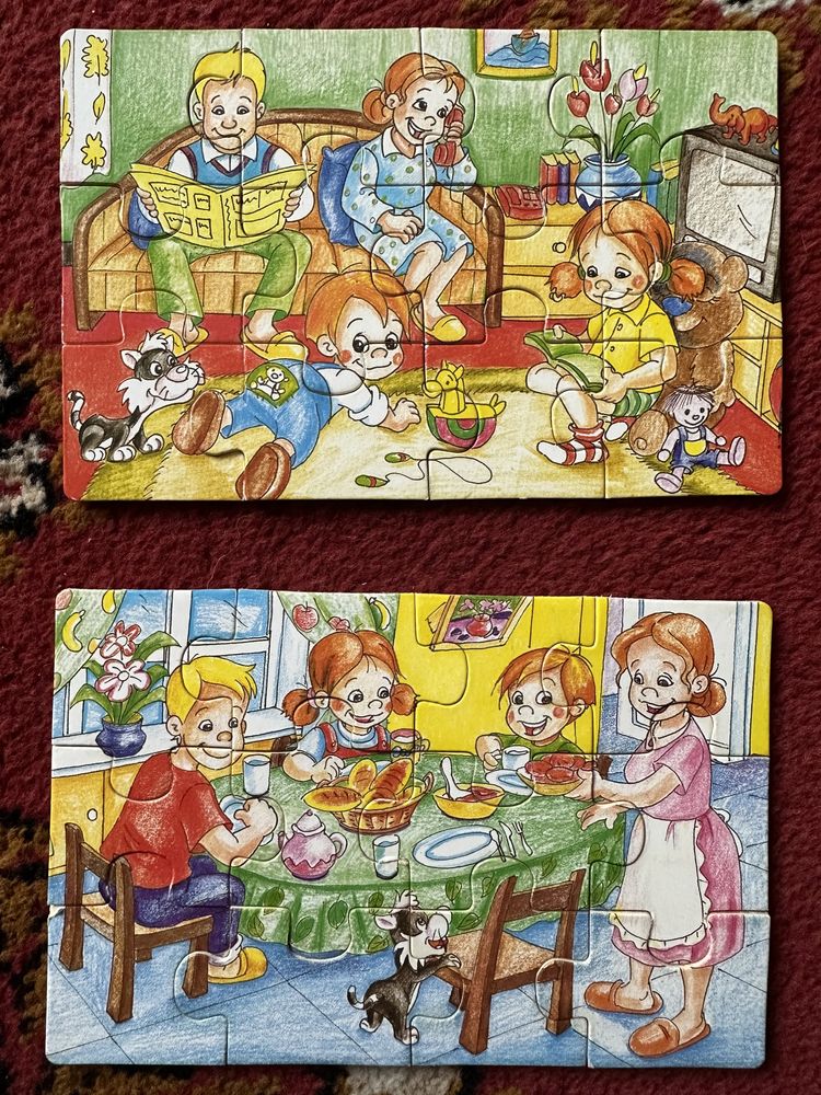 Puzzle na sklejce 2 sztuki