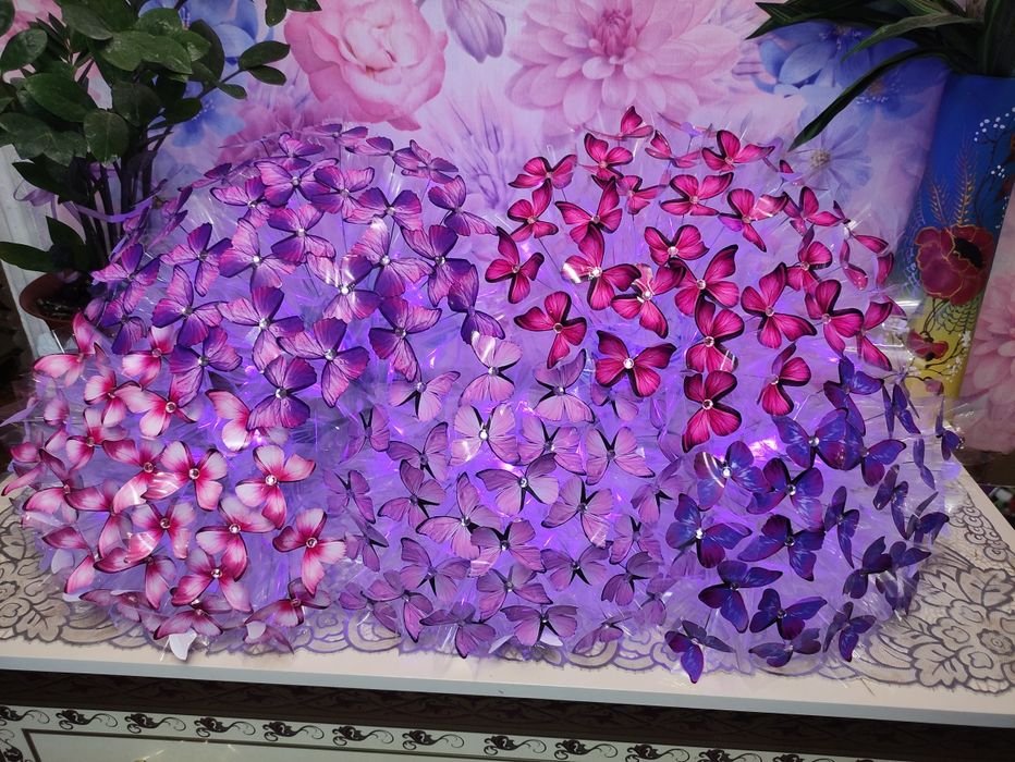 ХІТ Букет з метеликів, ромашок, Квіти на подарунок, сюрприз, бабочки