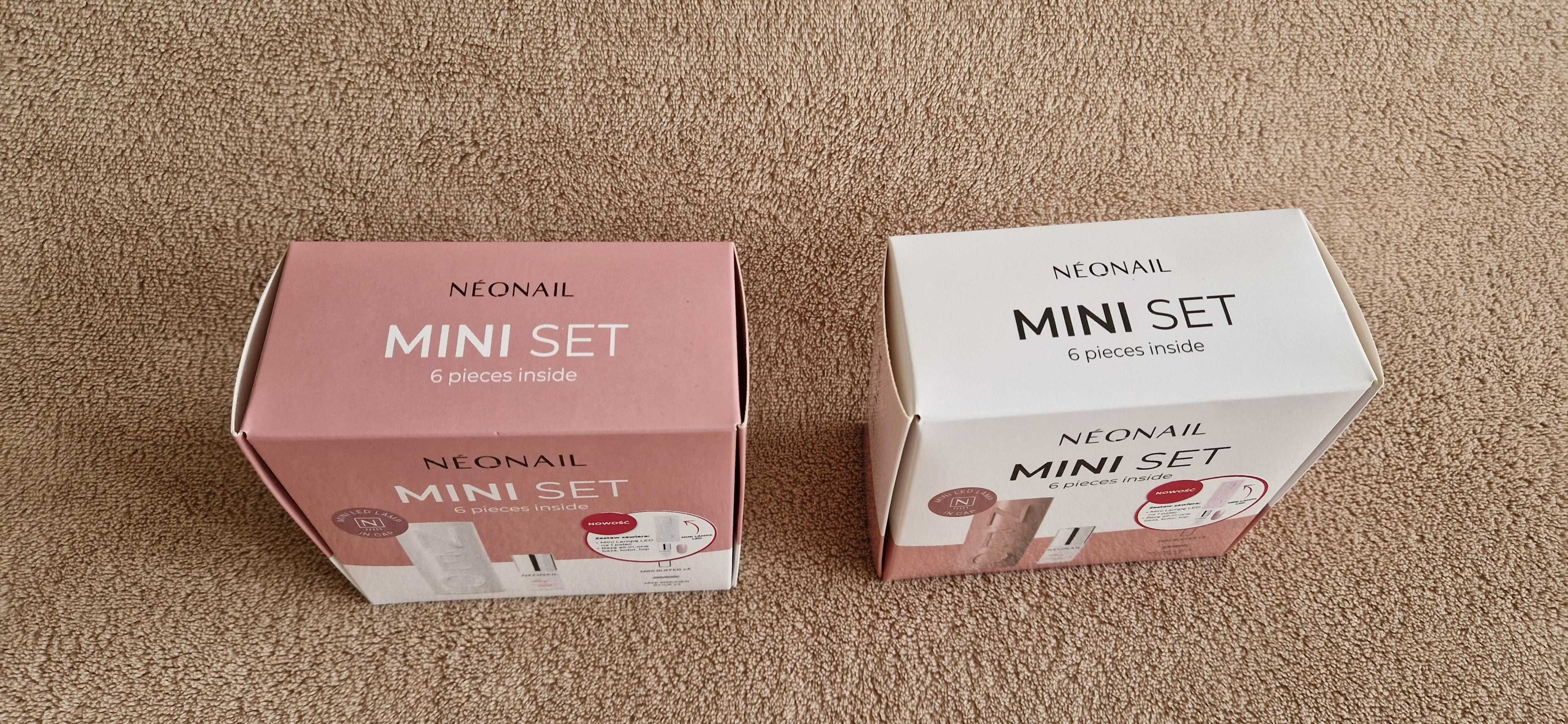 NeoNail- 2 zestawy, hybrydowy manicure, mini zestaw z lampą LED, NOWE!