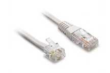 Podłącz telefon, faks lub modem do gniazdka ściennego RJ45-RJ11 Kabel