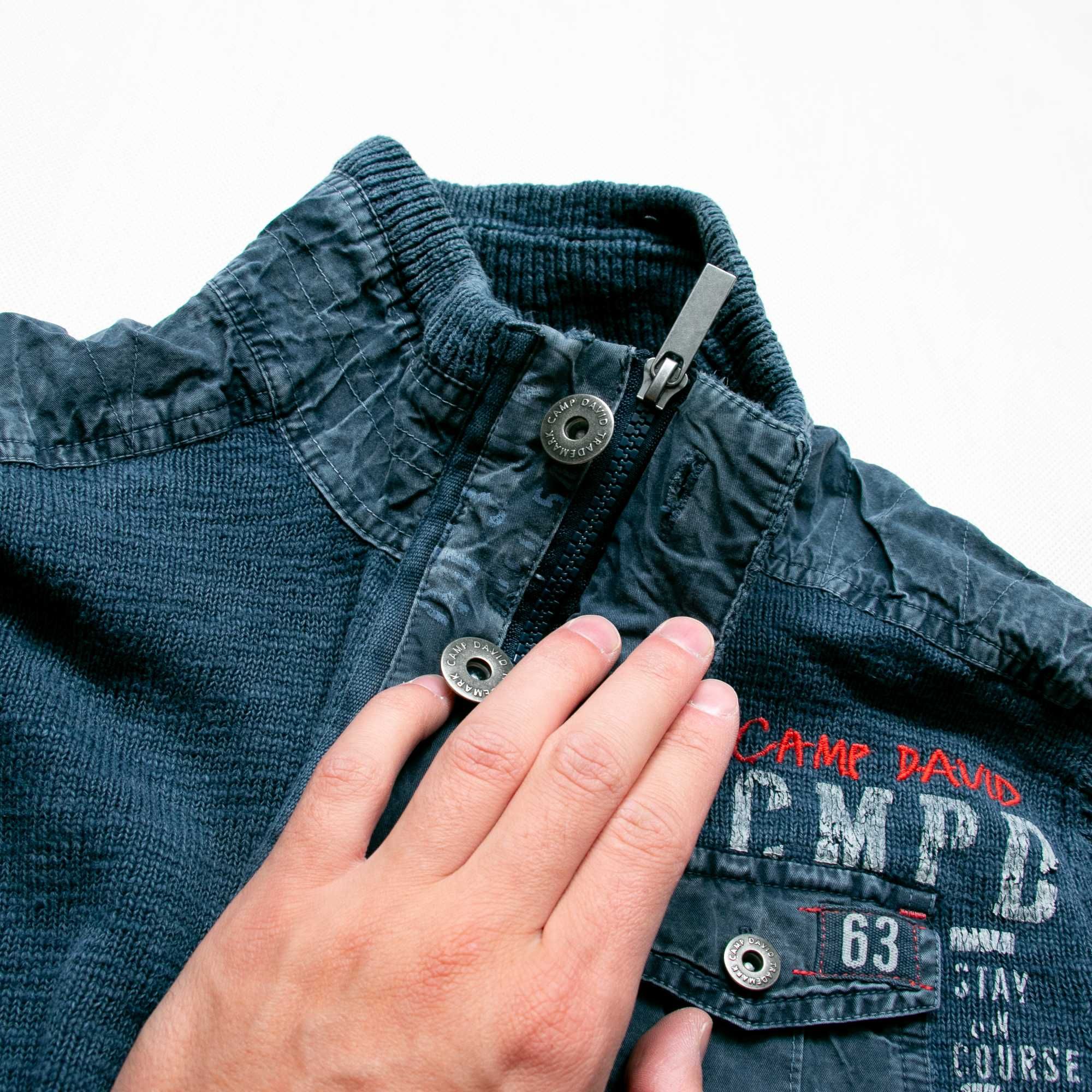 Camp David sweter halfzip L