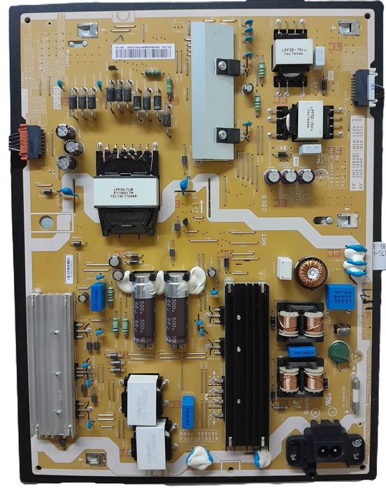 Televisão Samsung UE58MU612K vendo as peças