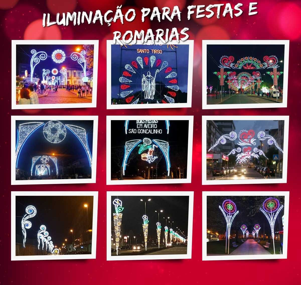 Iluminação para festas, Romarias e Natal