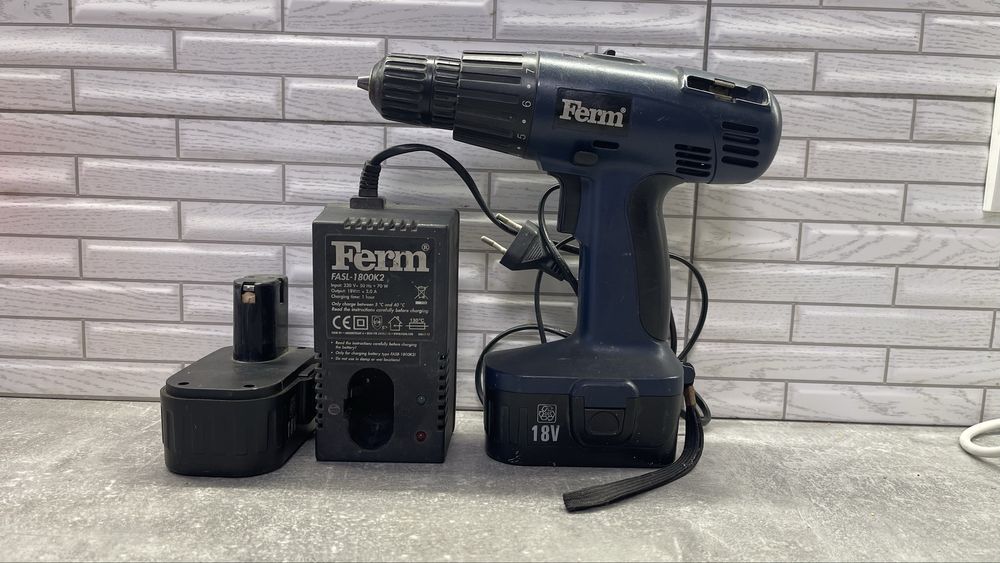 Шуруповерт Ferm 18v