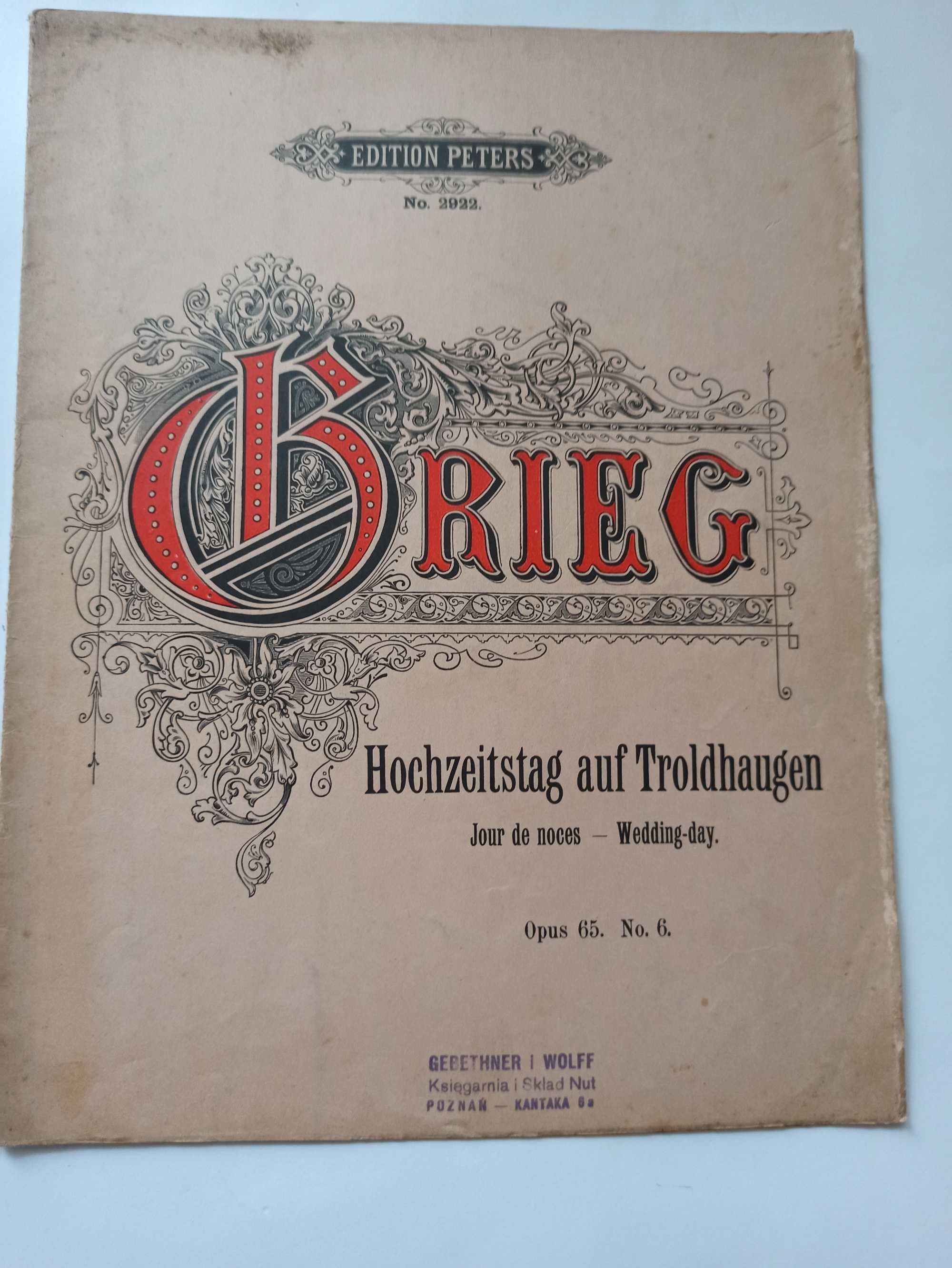 E. Grieg Wedding Day at Troldhaugen”