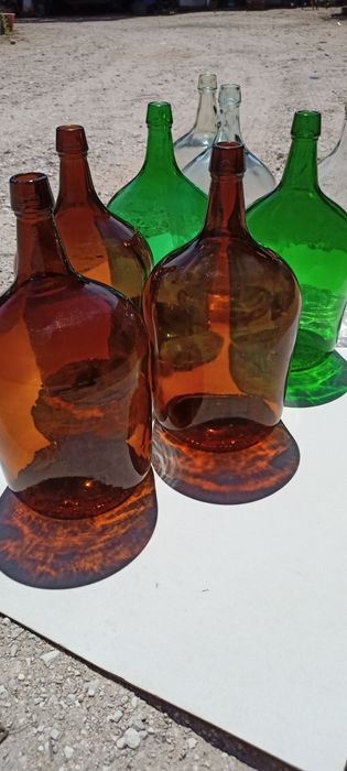Garrafões de vidro de 5L