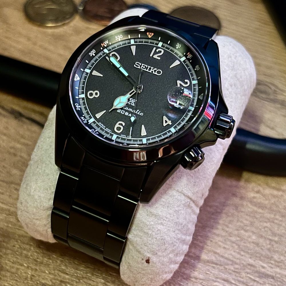 Seiko PROSPEX Alpinist Night Vision Black SPB337 Limited Edition