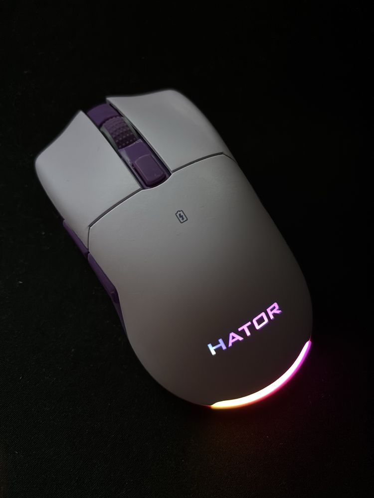 Продам Мишку бездротову ігрову Hator Pulsar 2 PRO Wireless Lilac