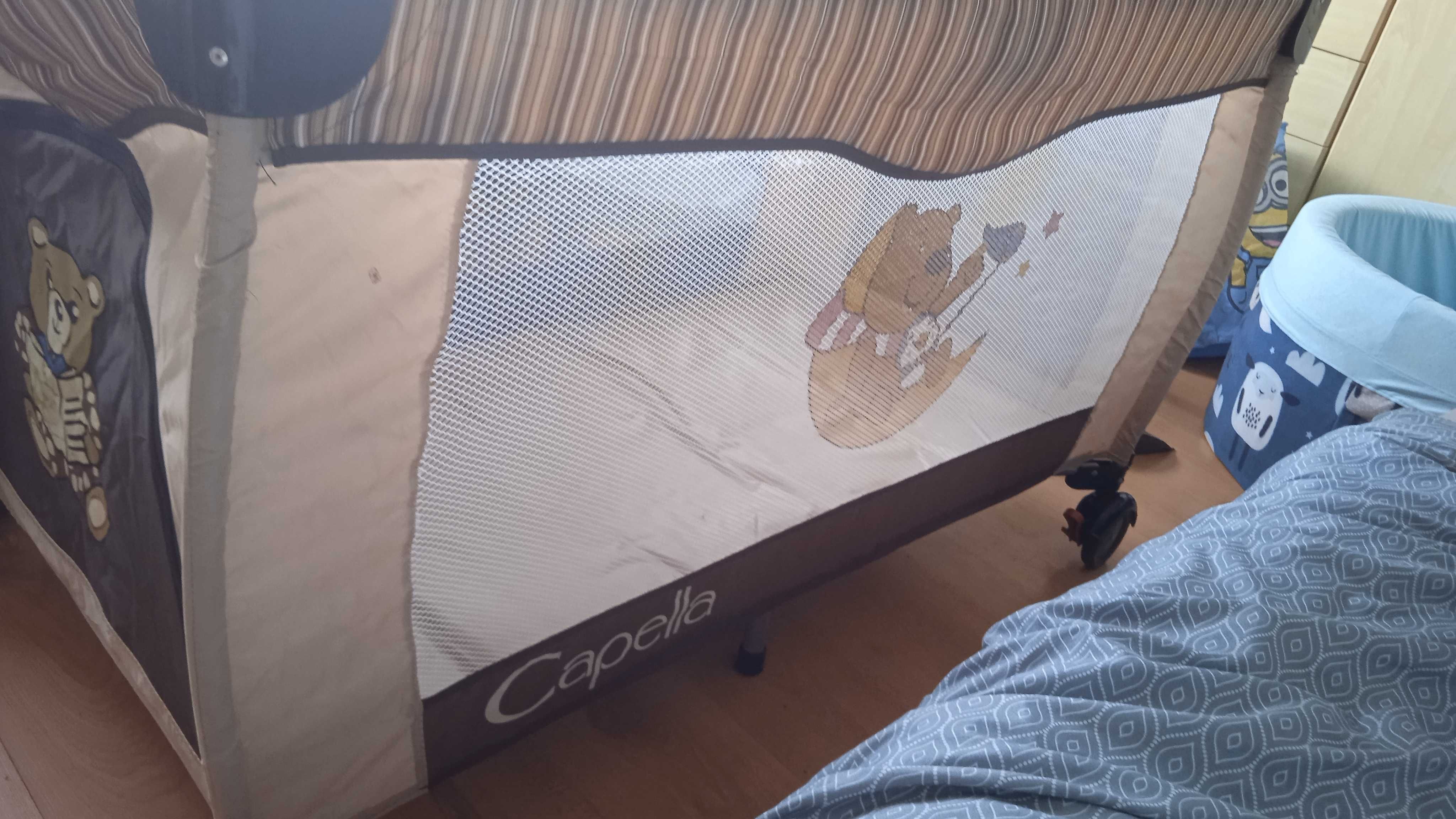Łóżeczko dziecięce rozkładane