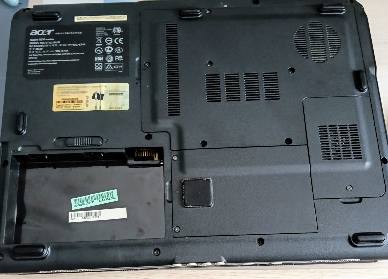 Ecrã 15" TFT LCD portátil Acer