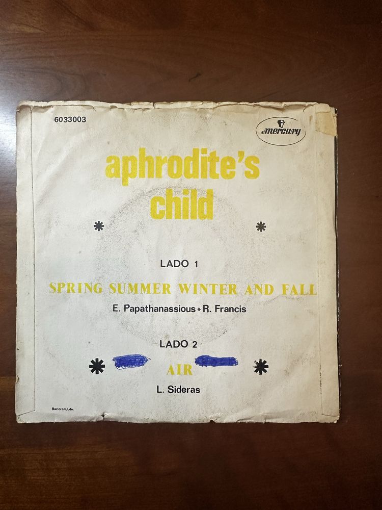 Aphrodite’s Child - Spring summer winter and fall