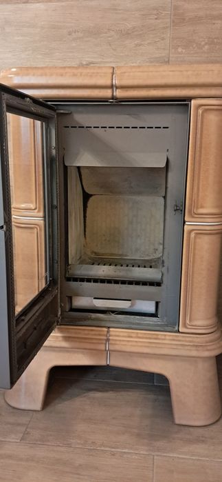 PIEC KAFLOWY kominek koza stalowy