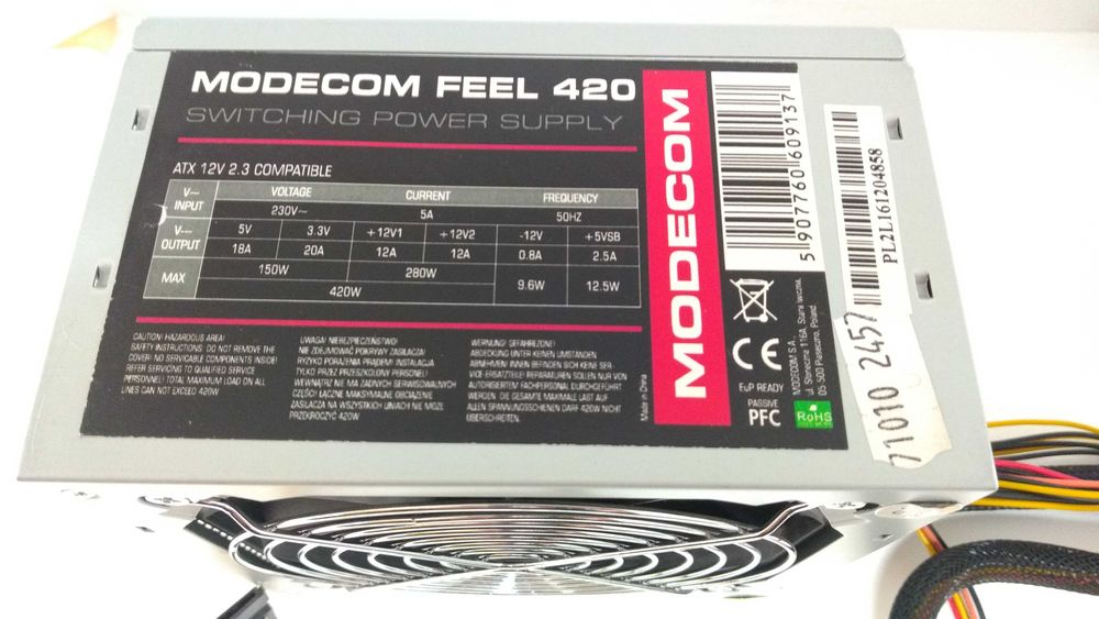 Zasilacze ATX do PC, retro pc