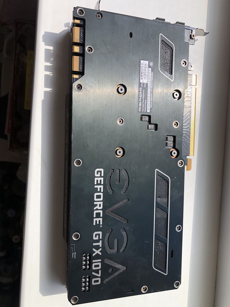 Відеокарта GEFORCE GTX 1070 б/у в ганому стані ACX 3,0