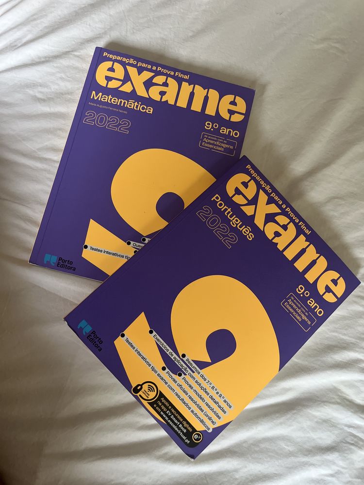 Livro exames matematica e portugues