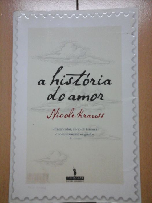 A História do Amor de Nicole Krauss - ÓPTIMO ESTADO - ENTREGA IMEDIATA