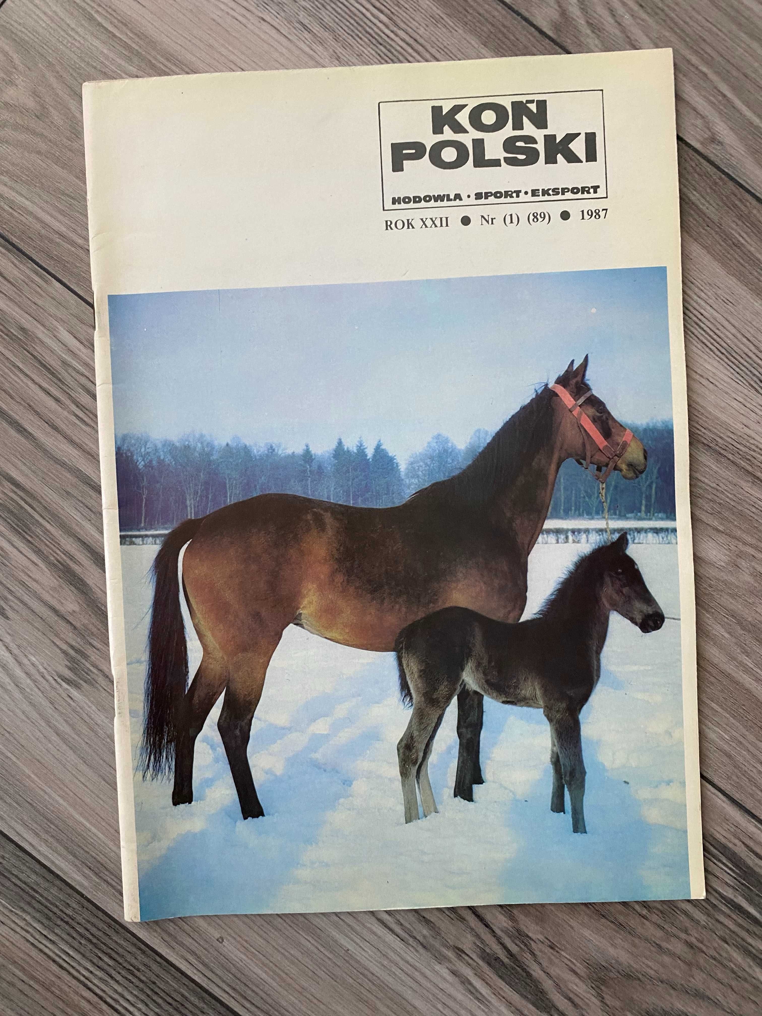 Czasopismo Koń Polski 1987 rok - 6 numerów
