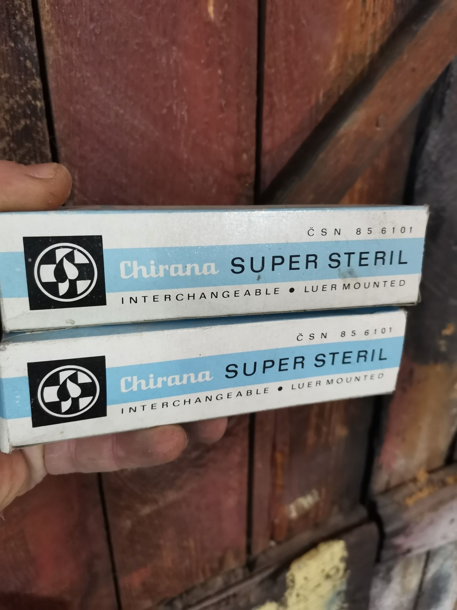 Strzykawka szklana 10ml Chirana Prl