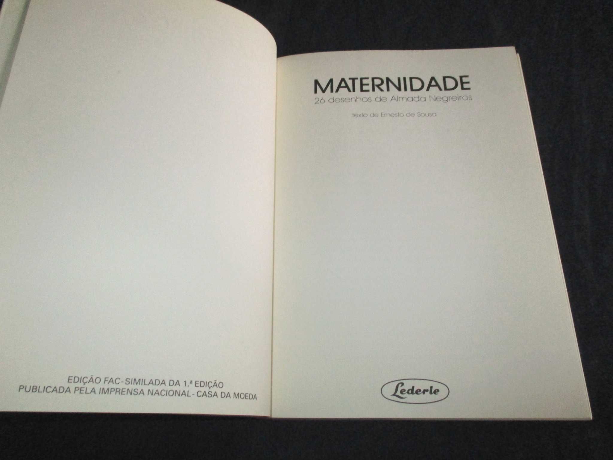 Livro Maternidade 26 desenhos de Almada Negreiros