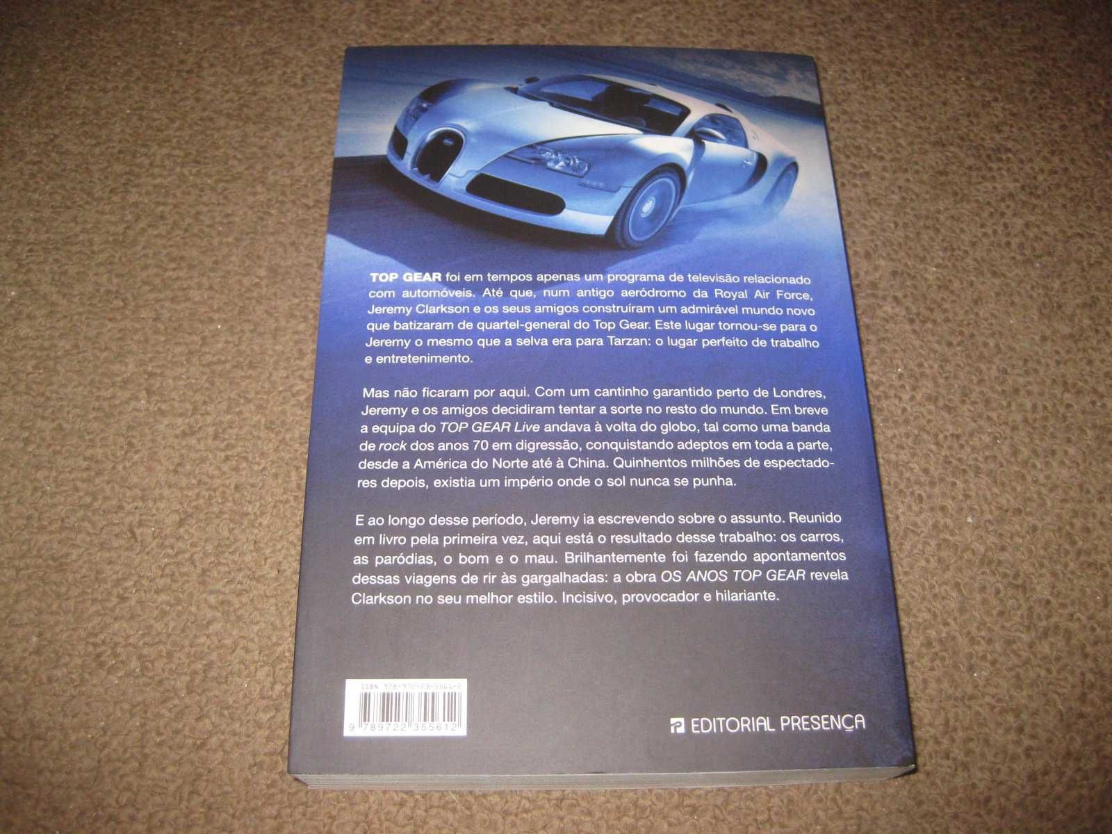 Livro "Os Anos Top Gear" de Jeremy Clarkson