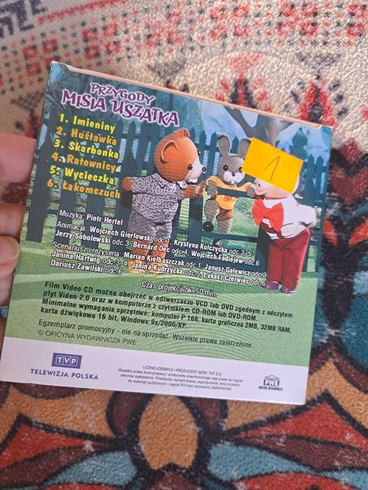 Film VCD Przygody Misia Uszatka + GRATIS
