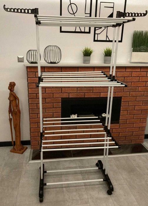 SUSZARKA stojąca na pranie bieliznę ubrania XXL składana NOWA solidna