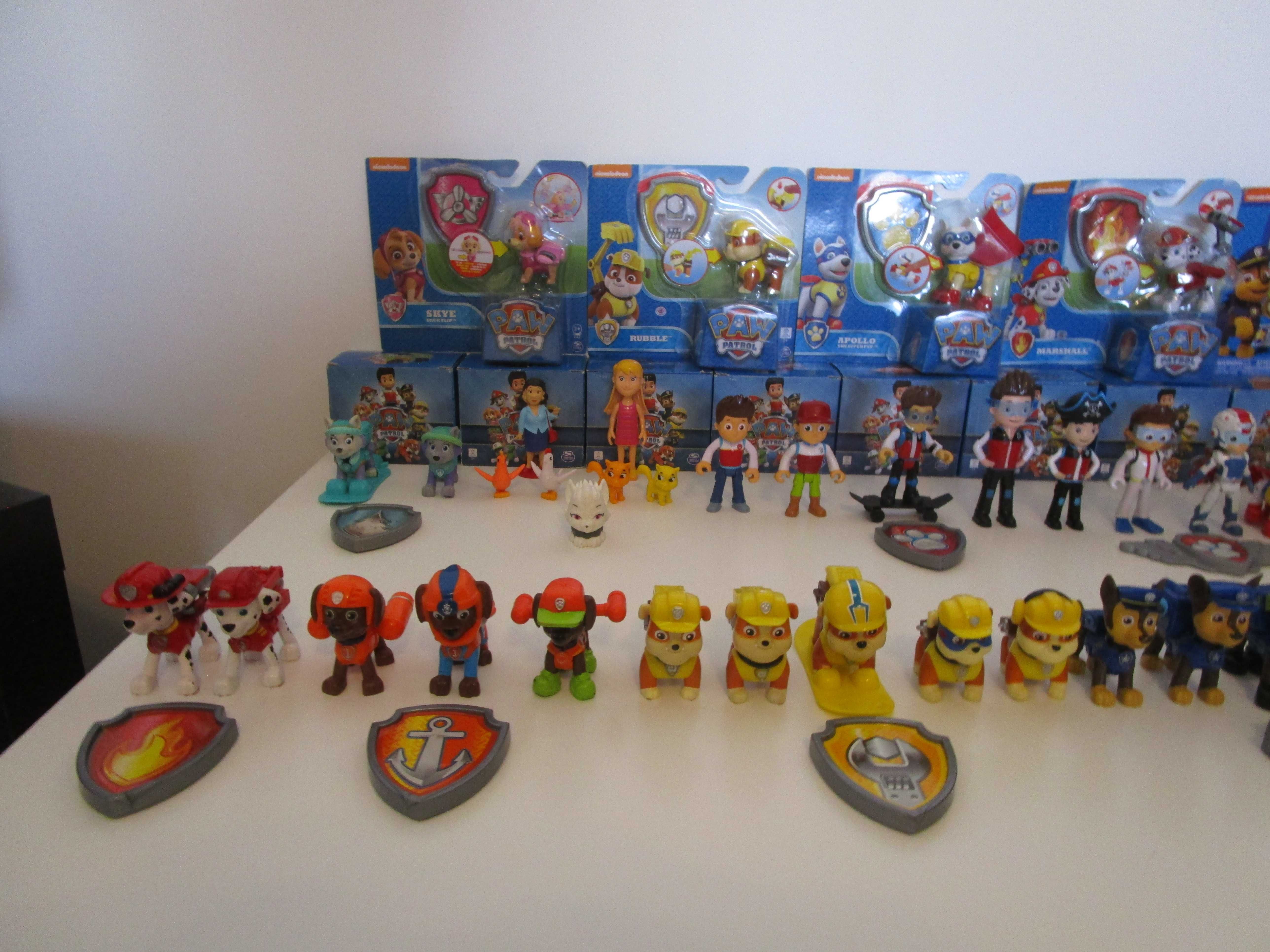 Conjunto de 6/7/9/10 Figuras Articuladas da Patrulha Pata / PAW Patrol