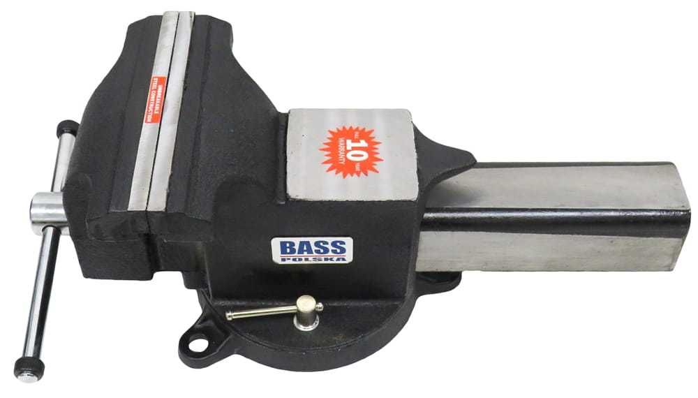 BASS POLSKA Imadło Ślusarskie 100mm Stalowe Obrotowe 4'' BP3251