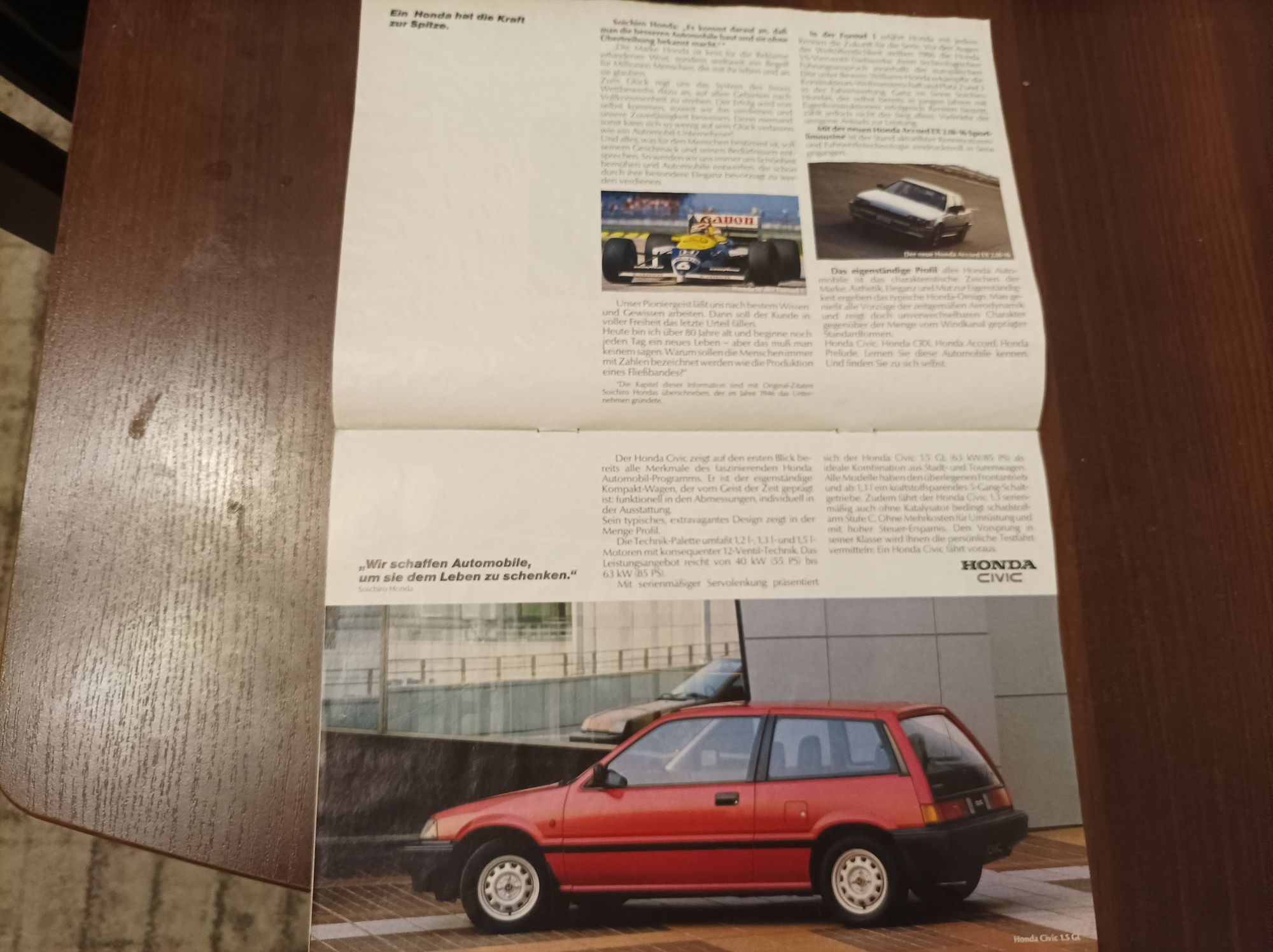 Książka Honda OEM  1987