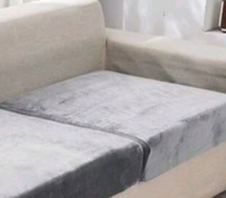 1 capa para sofá individual cinza tipo velido