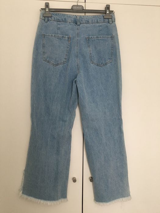 Calças ganga pantalonas