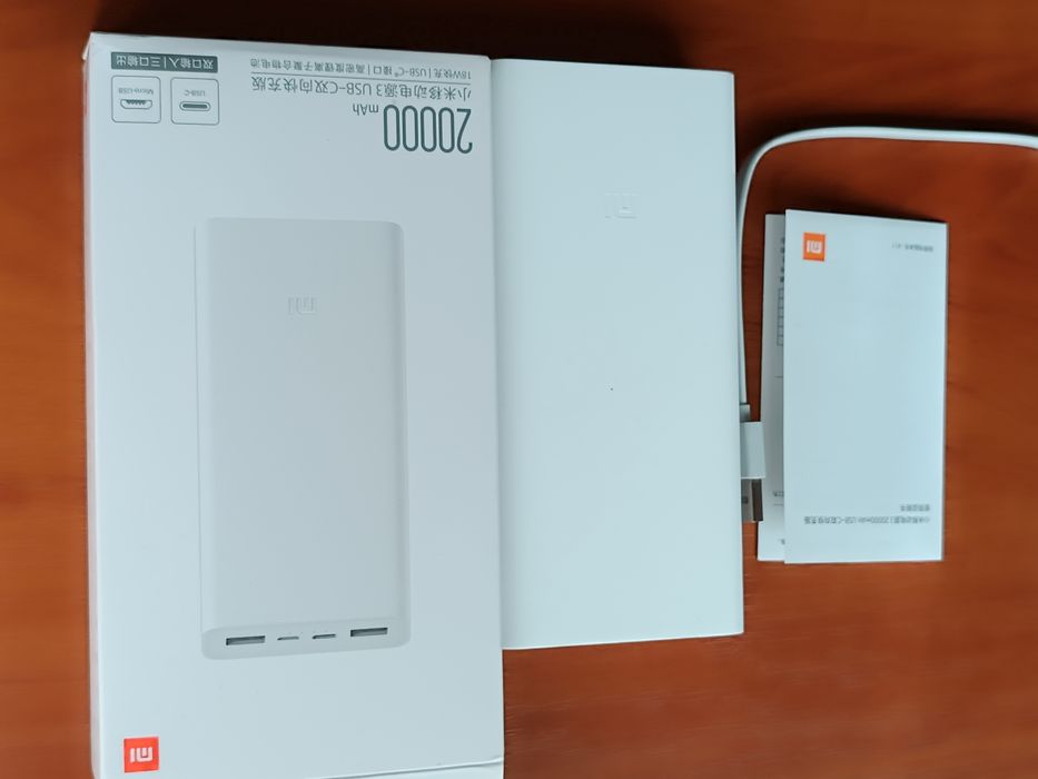 Павербанк Power bank Xiaomi Mi 3 20000 mAh USB-C 18W PLM18Z