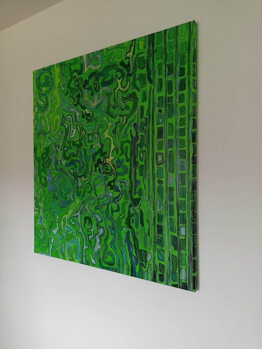 Obraz "Green II" abstrakcja