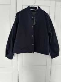 Granatowa kurtka bomber Massimo Dutti