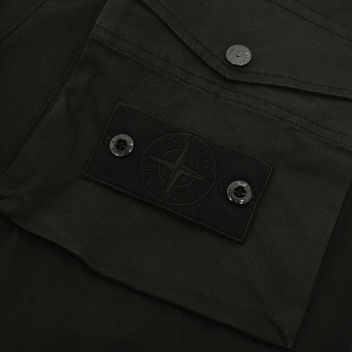Штани-карго STONE ISLAND 310F2 Ghost Piece Cargo Pants Black SI0132-BK