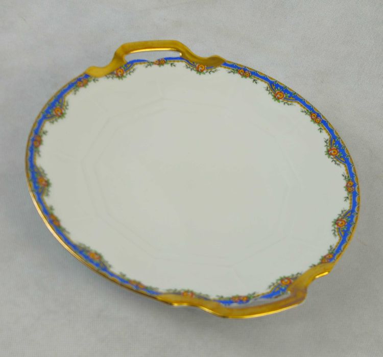 Piękna oryginalna patera z białej porcelany LIMOGES AG Francja