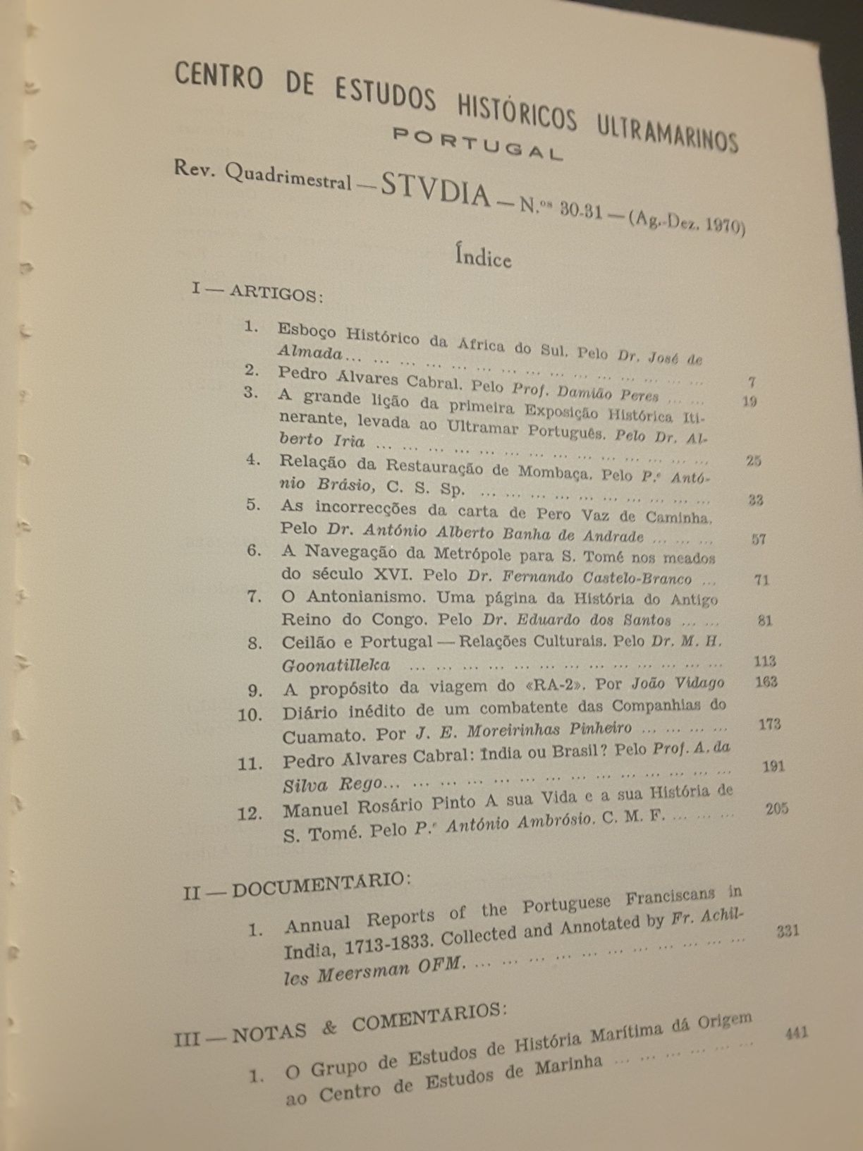 STVDIA: Ceilão-Reino do Congo-Cuamato / O Algarve Económico