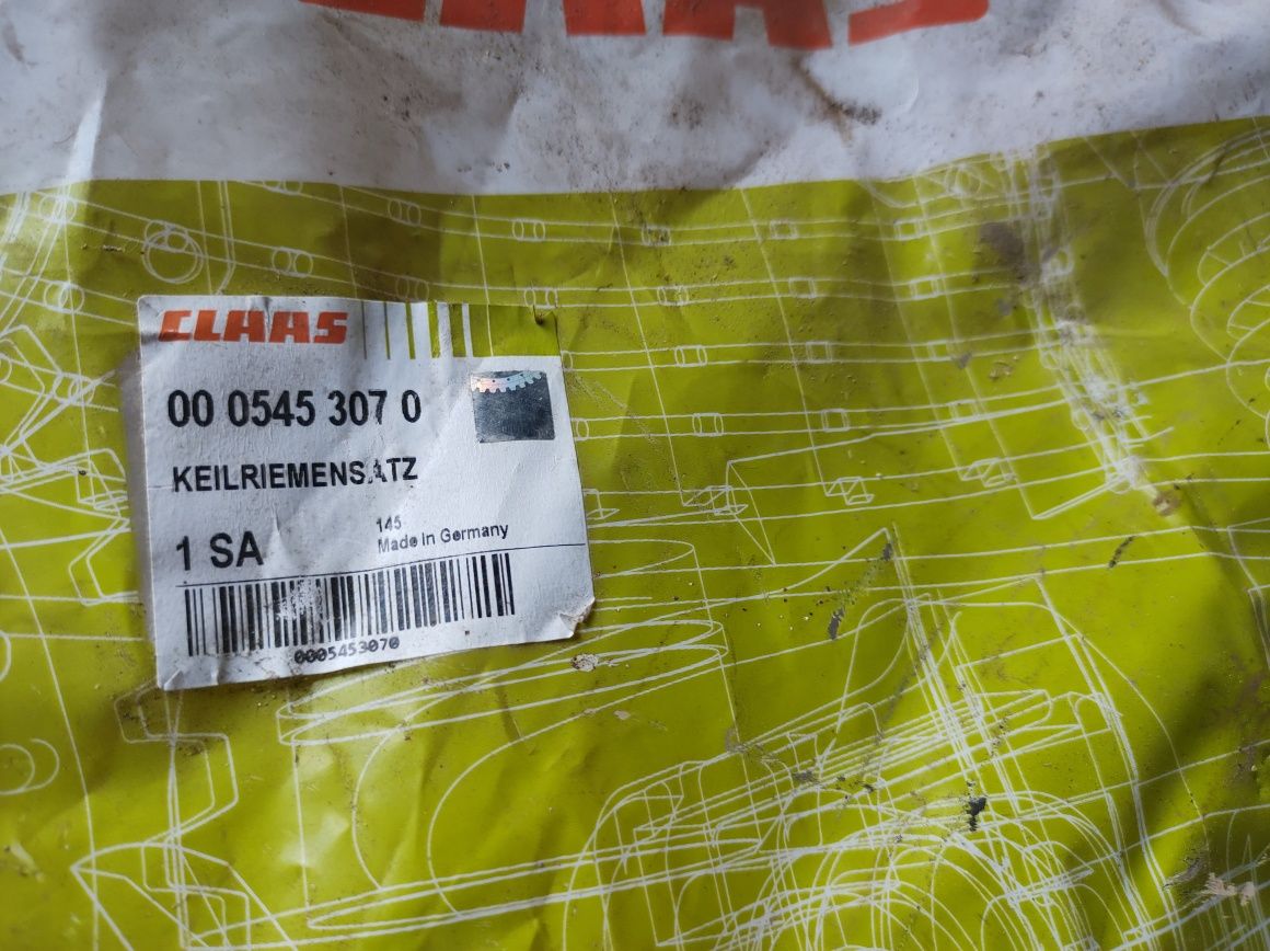 Pasek napędu wciągającego Claas Dominator 130 150