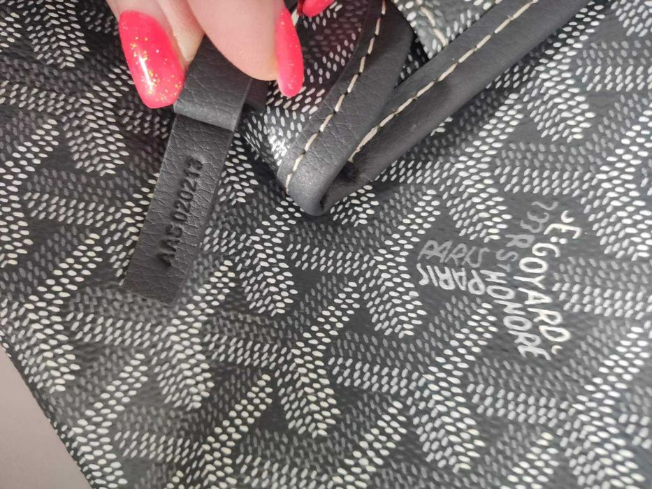 Torebka Goyard damska torba, skóra od reki