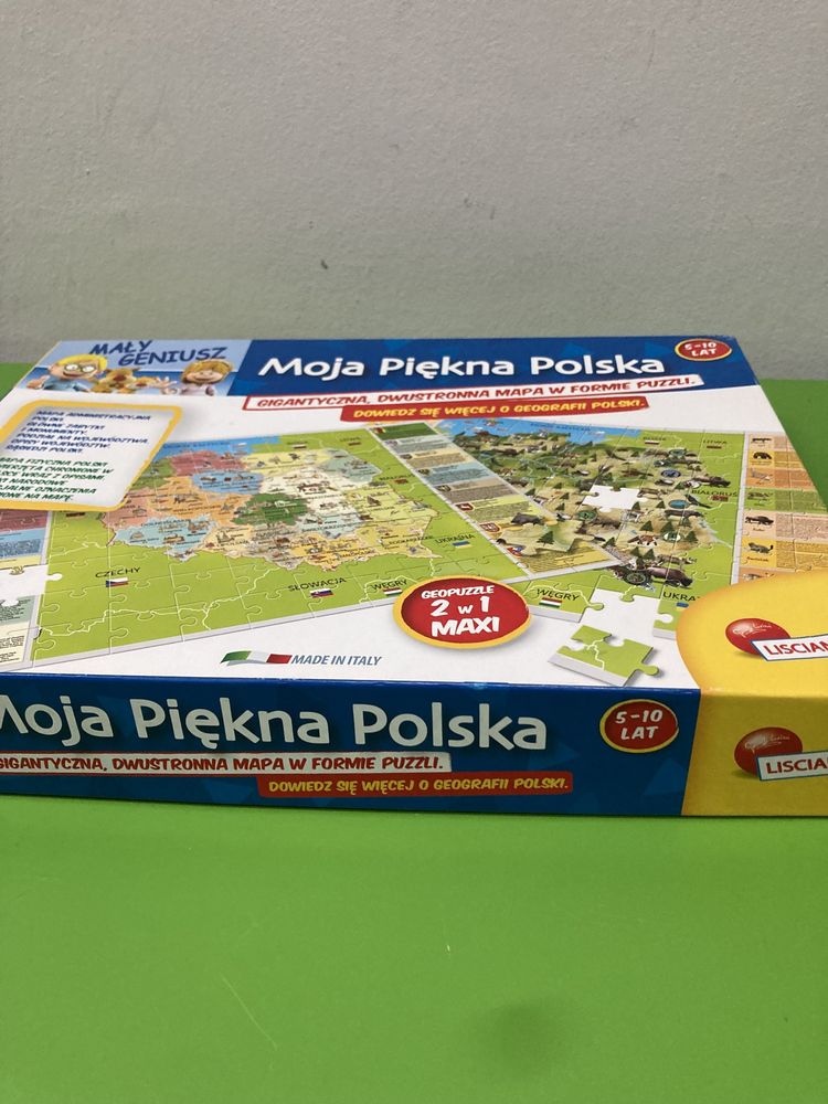 Puzzle geopuzzle mapa Polski Moja Piękna Polska