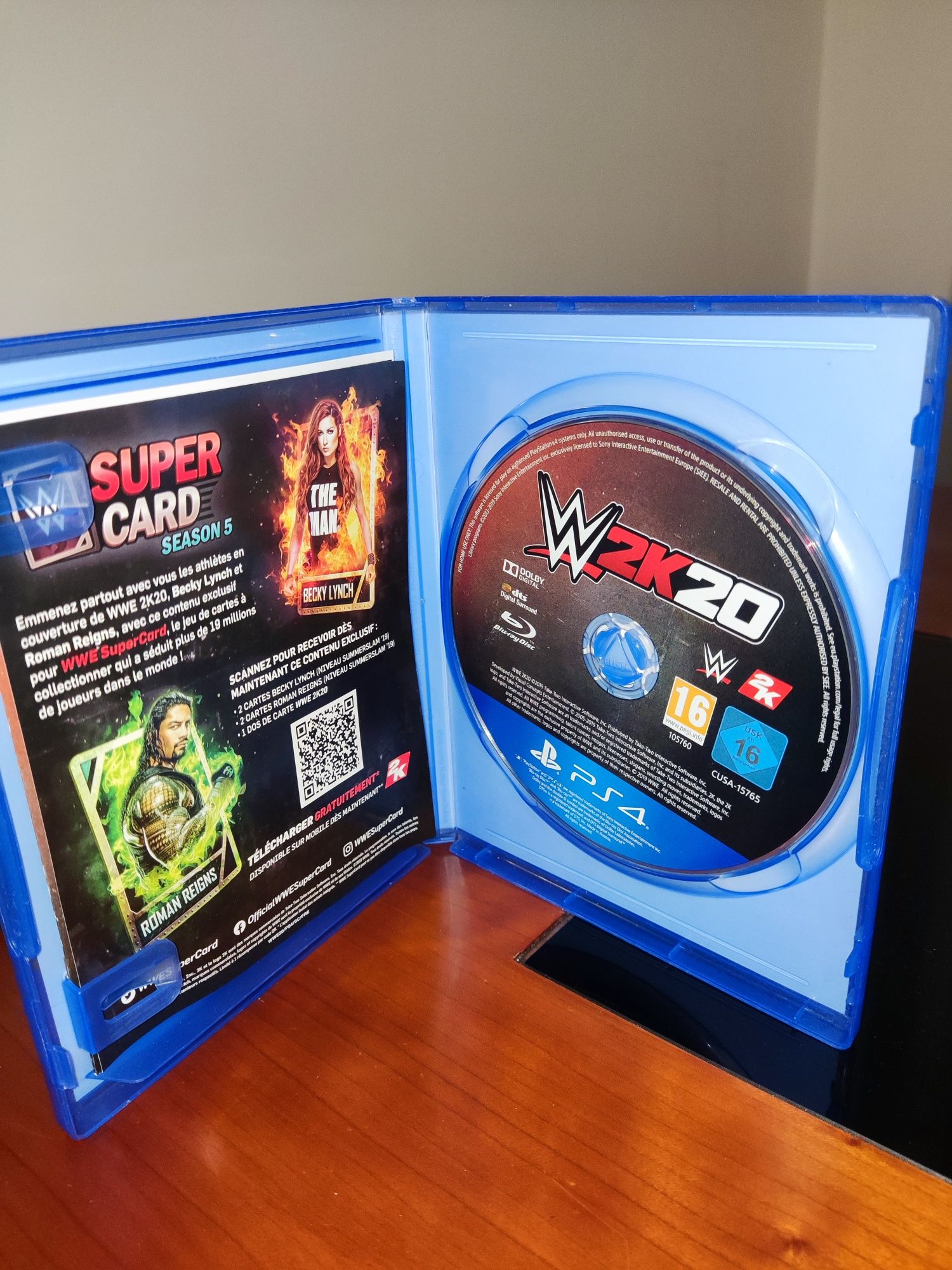 Jogo ps4 Wrestling W2k20