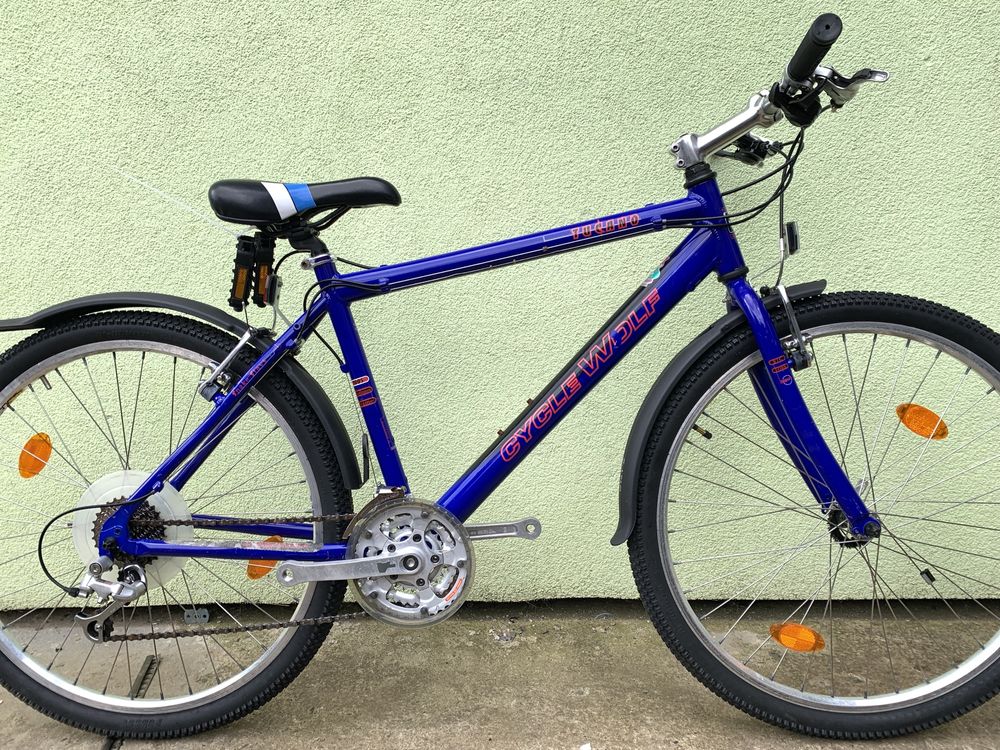 Продам велосипед Cycle Wolf синій на 26ʼʼ алюмінієвий