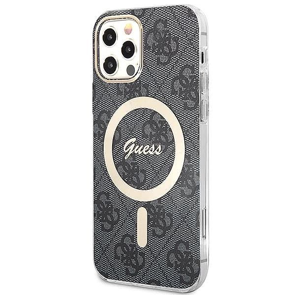 Etui Guess 4g Print MagSafe na iPhone 12 / iPhone 12 Pro + ładowarka i