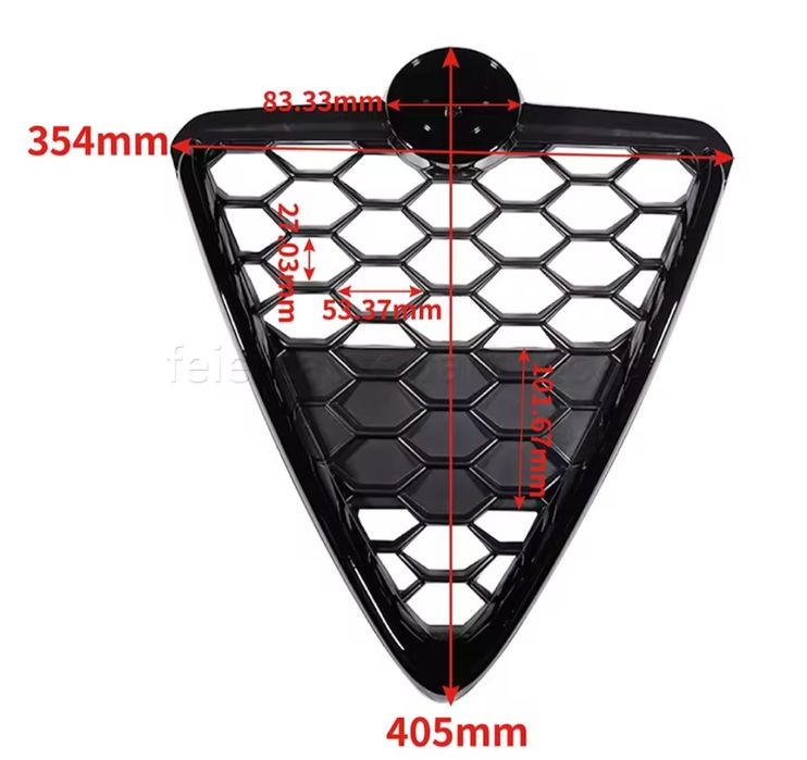 Grill Atrapa Scudetto Krata zderzaka Alfa Romeo Giulietta 10-16