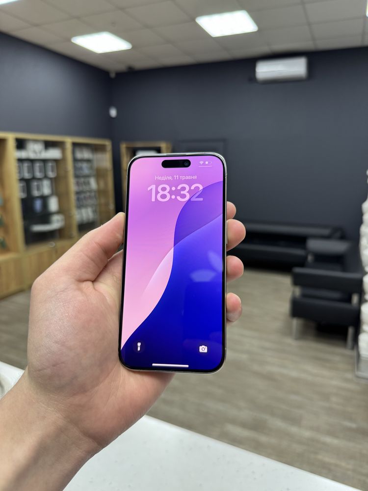 iPhone 15 Pro 256gb Natural Titanium Neverlock з Гарантією!