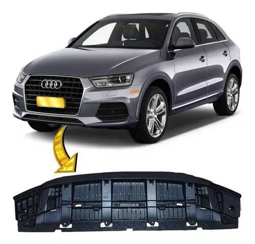 Защита двигателя днища бампера Ауди ку3 Audi q3 захист авди замок