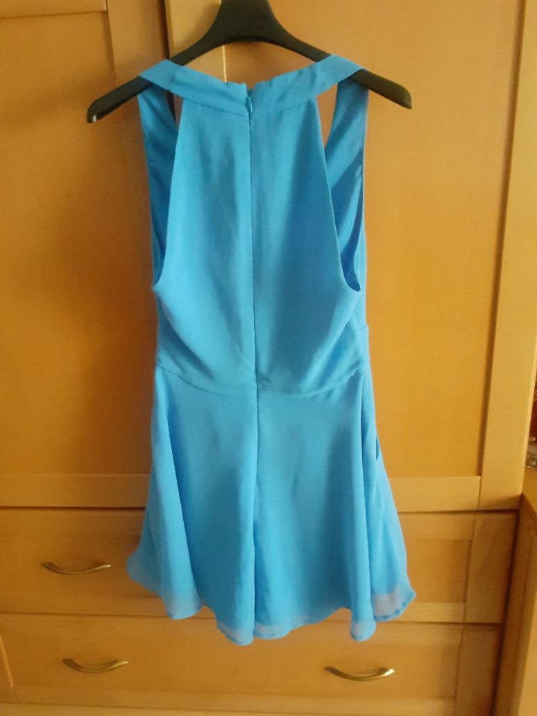Vestido ( Calção) Azul Claro de Alças ( GUESS )