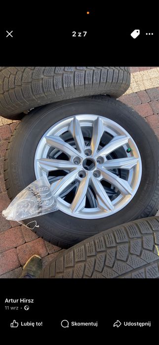 Oryginalne Audi Alufelgi 17 cali
